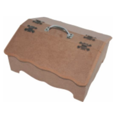 Wooden Organizer Box with Handle - KT-133